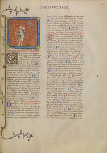 De dwaas en een demon door Master of Jean de Mandeville