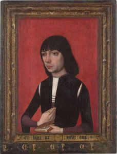 Dutch: Portret van een jonge man uit het geslacht Fonseca Portrait of a Young Man of the Fonseca Family door Master of Portraits of Princes
