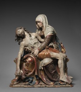 Vesperbeeld Pietà door Master of Rabenden