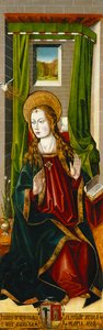 De Hemelvaart van de Magdalena; en De Aankondiging door Master of Santa Maria de la