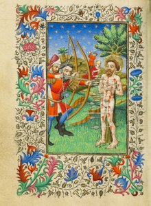 Het martelaarschap van Sint Sebastiaan door Master of Sir John Fastolf