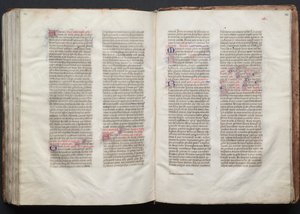 Het Gotha Missaal: Fol. 151v, Tekst, ca. 1375 door Master of the Boqueteaux