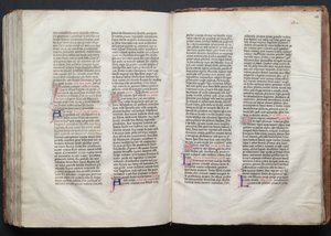 Het Gotha-missaal: Fol. 154r, tekst, ca. 1375