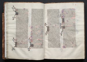 Het Gotha-missaal: Fol. 26r, tekst door Master of the Boqueteaux