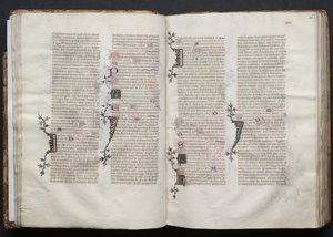 Het Gotha Missaal: Fol. 33v, Tekst, ca. 1375 door Master of the Boqueteaux