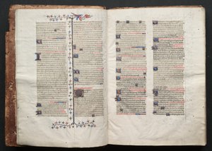 Het Gotha Missaal: Fol. 3r, Tekst door Master of the Boqueteaux