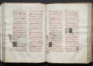 Het Gotha Missaal: Fol. 61v, Tekst, ca. 1375
