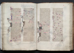Het Gotha Missaal: Fol. 70r, Tekst door Master of the Boqueteaux