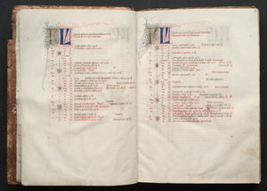 Het Gotha Missaal: Fol. 7v, Tekst, ca. 1375 door Master of the Boqueteaux