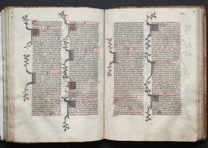 Het Gotha Missaal: Fol. 88v, Tekst door Master of the Boqueteaux