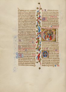 Initialen G: Allerheiligen door Master of the Brussels Initials