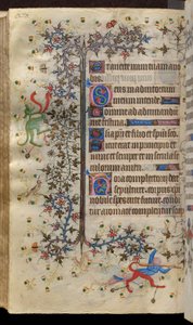 Getijden van Karel de Edele, koning van Navarra (1361-1425): fol. 135v, Tekst door Master of the Brussels Initials and Associates