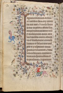 Getijden van Karel de Edele, koning van Navarra (1361-1425): fol. 15v, Tekst door Master of the Brussels Initials and Associates