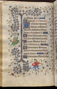 Getijden van Karel de Edele, koning van Navarra (1361-1425): fol. 55v, Tekst door Master of the Brussels Initials and Associates