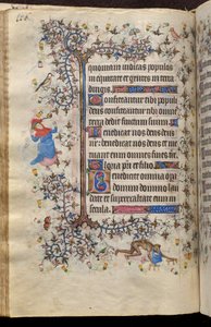 Getijden van Karel de Edele, koning van Navarra (1361-1425): fol. 58v, Tekst door Master of the Brussels Initials and Associates