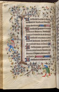 Getijden van Karel de Edele, koning van Navarra (1361-1425): fol. 60v, Tekst door Master of the Brussels Initials and Associates