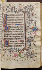 Getijden van Karel de Edele, koning van Navarra (1361-1425): fol. 73r, Tekst door Master of the Brussels Initials and Associates