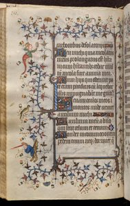 Getijden van Karel de Edele, koning van Navarra (1361-1425): fol. 75v, Tekst door Master of the Brussels Initials and Associates