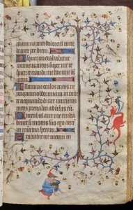 Getijden van Karel de Edele, koning van Navarra (1361-1425): fol. 97r, Tekst door Master of the Brussels Initials and Associates