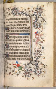 Getijdenboek van Karel de Edele, Koning van Navarra 1361-1425: fol. 199r, Tekst door Master of the Brussels Initials and Associates