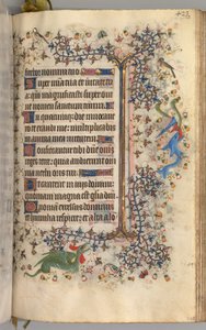 Uren van Karel de Edele, koning van Navarra 1361-1425: fol. 206r, tekst, ca. 1405 door Master of the Brussels Initials and Associates