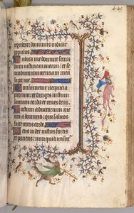 Uren van Karel de Edele, koning van Navarra 1361-1425: fol. 215r, tekst, ca. 1405 door Master of the Brussels Initials and Associates