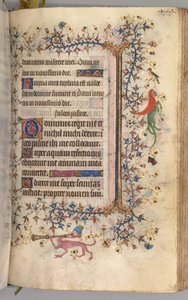 Getijdenboek van Karel de Edele, Koning van Navarra 1361-1425: fol. 219r, Tekst, ca. 1405