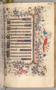 Uren van Charles de Edele, Koning van Navarra: fol. 225r, Tekst door Master of the Brussels Initials and Associates