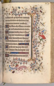 Getijdenboek van Karel de Edele, Koning van Navarra 1361-1425: fol. 234r, Tekst, c. 1405 door Master of the Brussels Initials and Associates