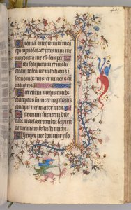 Getijdenboek van Karel de Edele, koning van Navarra 1361-1425: fol. 240r, tekst, ca. 1405 door Master of the Brussels Initials and Associates