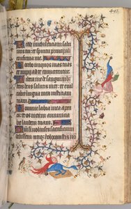 Getijdenboek van Karel de Edele, koning van Navarra 1361-1425: fol. 241r, tekst, ca. 1405 door Master of the Brussels Initials and Associates