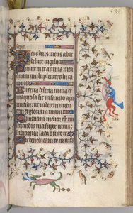 Getijdenboek van Karel de Edele, Koning van Navarra 1361-1425: fol. 244r, Tekst, ca. 1405 door Master of the Brussels Initials and Associates