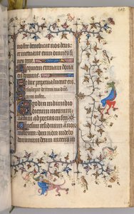 Getijdenboek van Karel de Edele, Koning van Navarra 1361-1425: fol. 246r, Tekst, ca. 1405 door Master of the Brussels Initials and Associates
