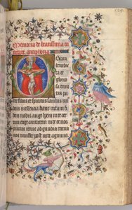 Getijdenboek van Karel de Edele, Koning van Navarra 1361-1425: fol. 259r, De Drie-eenheid, ca. 1405