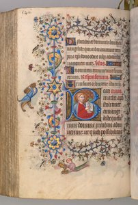 Uren van Karel de Edele, Koning van Navarra 1361-1425: fol. 267v, Tekst, c. 1405 door Master of the Brussels Initials and Associates