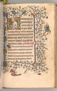 Uren van Karel de Edele, Koning van Navarra 1361-1425, fol. 283r, St. Lazarus door Master of the Brussels Initials and Associates