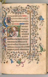 Getijdenboek van Karel de Edele, Koning van Navarra 1361-1425, fol. 292r, St. Fiacre, ca. 1405