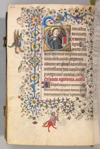 Getijdenboek van Karel de Edele, Koning van Navarra 1361-1425, fol. 302v, St. Opportune, c. 1405