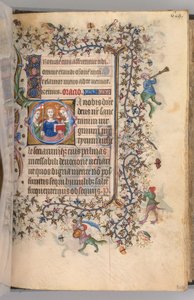 Getijdenboek van Karel de Edelmoedige, Koning van Navarra 1361-1425, fol. 303r, De Maagdelijke Martelaren, ca. 1405