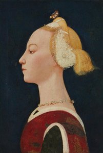 Portret van een vrouw, waarschijnlijk 1450s