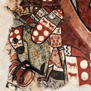 De verovering van Mallorca (detail) door Master of the Conquest of Mallorca