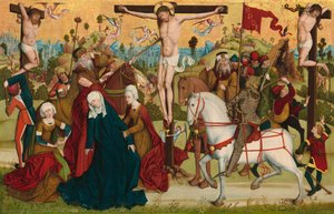 Calvarie door Master of the Death of Saint Nicholas of Münster