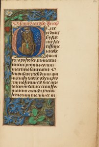 Initialen O: Sint Jakobus de Meerdere door Master of the Dresden Prayer Book