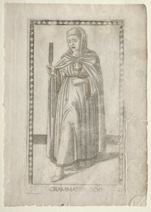 Grammatica (uit de Tarocchi-serie C: Vrije Kunsten, #21) door Master of the E Series Tarocchi