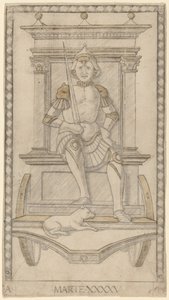 Marte (Mars) door Master of the E Series Tarocchi