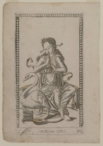 Muziek uit de Tarocchi, serie C: Vrije Kunsten, #26, voor 1467 door Master of the E Series Tarocchi