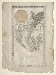 De Engel van de Negende Sfeer (uit de Tarocchi, serie A: Firmamenten van het Universum, #49) door Master of the E Series Tarocchi