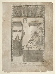 De Ambachtsman uit de Tarocchi, serie E: Condities van de Mens, #3, voor 1467