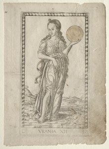 Urania (astronomie) (uit de Tarocchi-serie D: Apollo en de Muzen, #12) door Master of the E Series Tarocchi