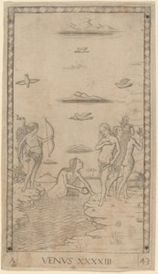 Venus door Master of the E Series Tarocchi